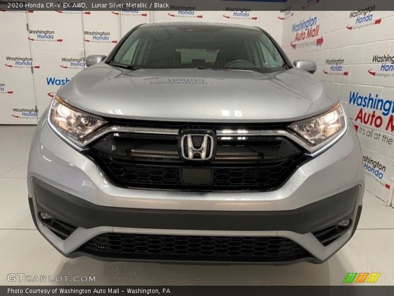 Lunar Silver Metallic / Black 2020 Honda CR-V EX AWD