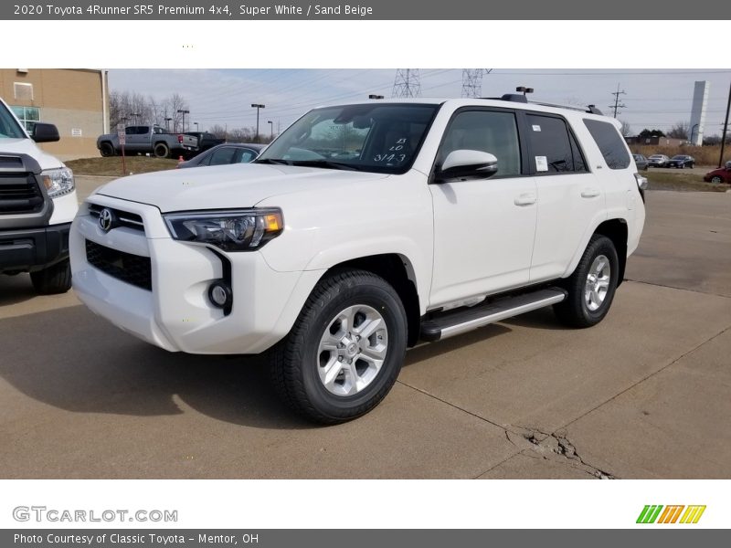 Super White / Sand Beige 2020 Toyota 4Runner SR5 Premium 4x4