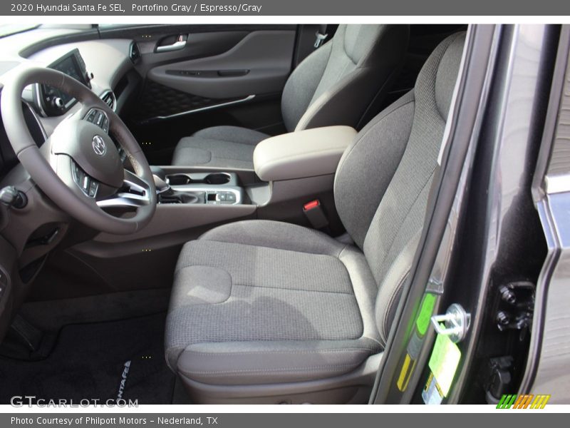Portofino Gray / Espresso/Gray 2020 Hyundai Santa Fe SEL