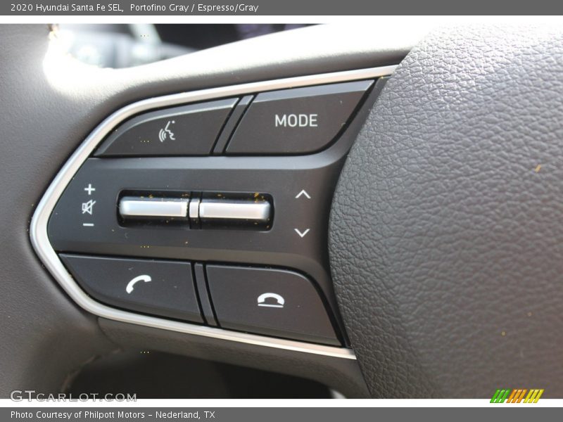 Portofino Gray / Espresso/Gray 2020 Hyundai Santa Fe SEL