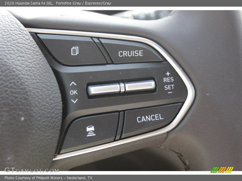 Portofino Gray / Espresso/Gray 2020 Hyundai Santa Fe SEL