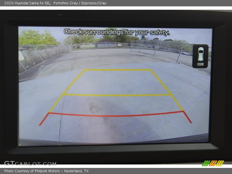Portofino Gray / Espresso/Gray 2020 Hyundai Santa Fe SEL