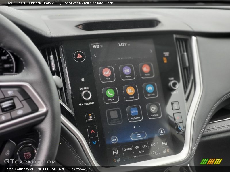 Ice Silver Metallic / Slate Black 2020 Subaru Outback Limited XT