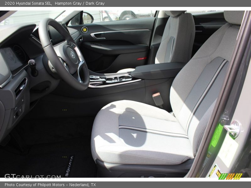 Hampton Gray / Dark Gray 2020 Hyundai Sonata SEL