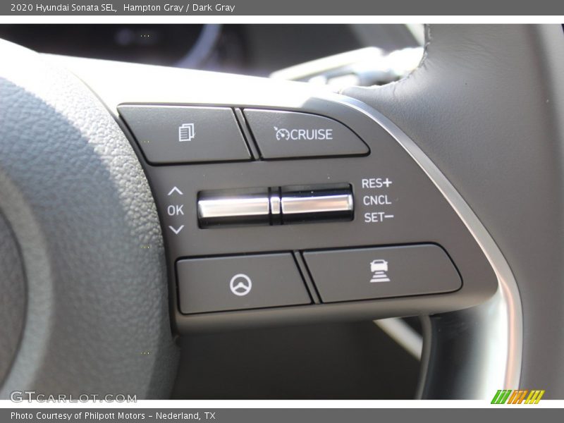 Hampton Gray / Dark Gray 2020 Hyundai Sonata SEL