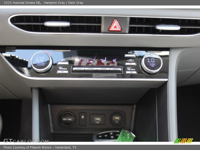 Hampton Gray / Dark Gray 2020 Hyundai Sonata SEL