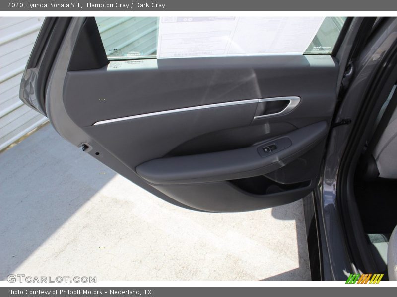 Hampton Gray / Dark Gray 2020 Hyundai Sonata SEL