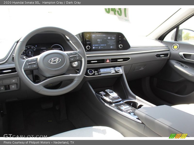 Hampton Gray / Dark Gray 2020 Hyundai Sonata SEL