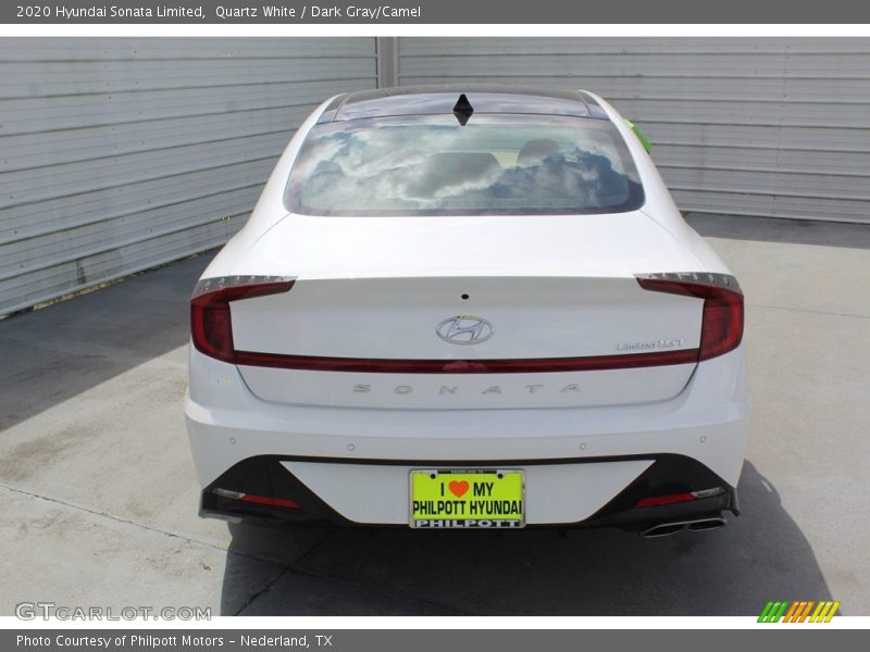 Quartz White / Dark Gray/Camel 2020 Hyundai Sonata Limited
