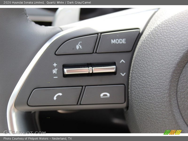 Quartz White / Dark Gray/Camel 2020 Hyundai Sonata Limited