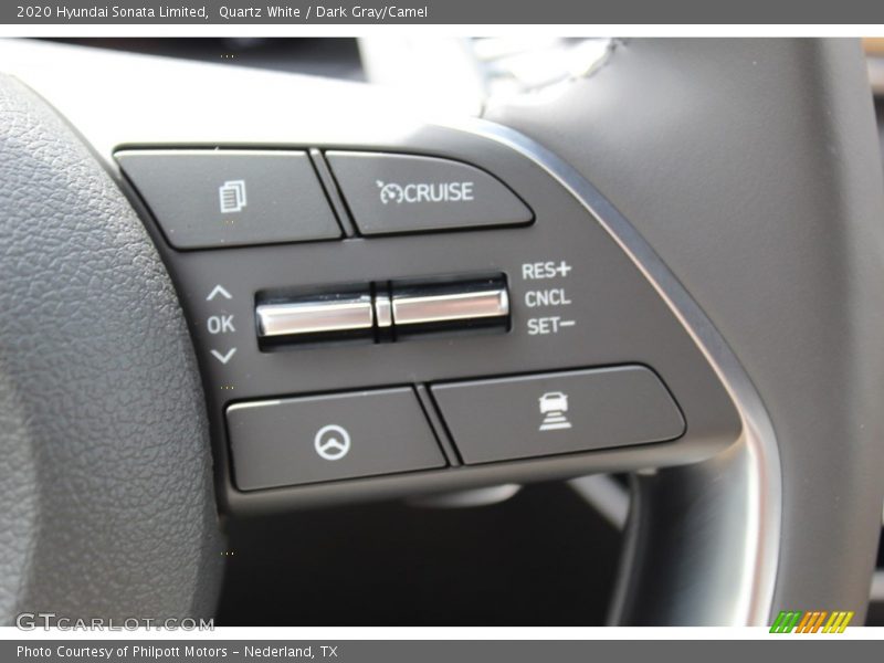 Quartz White / Dark Gray/Camel 2020 Hyundai Sonata Limited