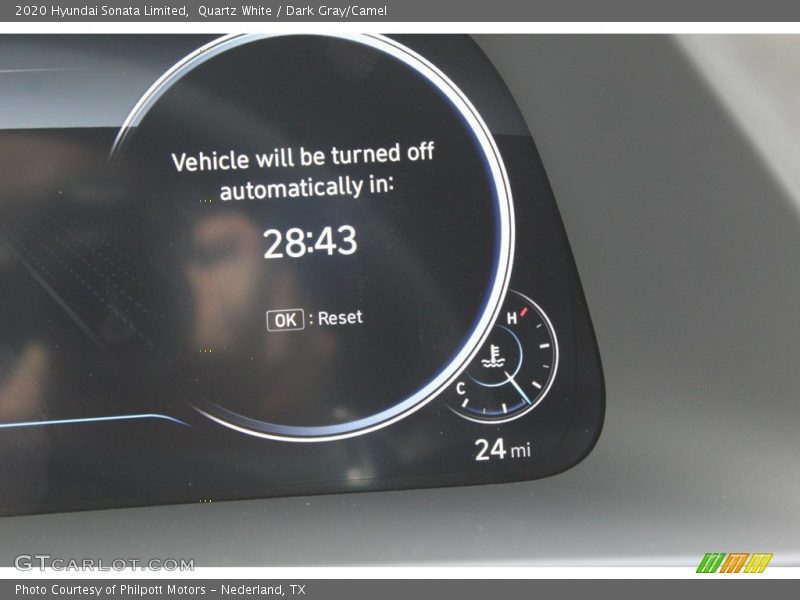 Quartz White / Dark Gray/Camel 2020 Hyundai Sonata Limited