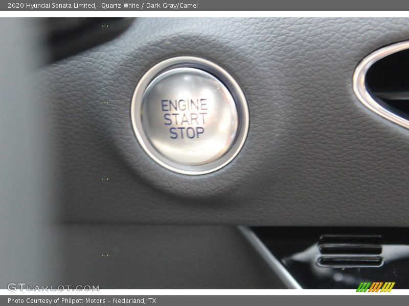 Quartz White / Dark Gray/Camel 2020 Hyundai Sonata Limited