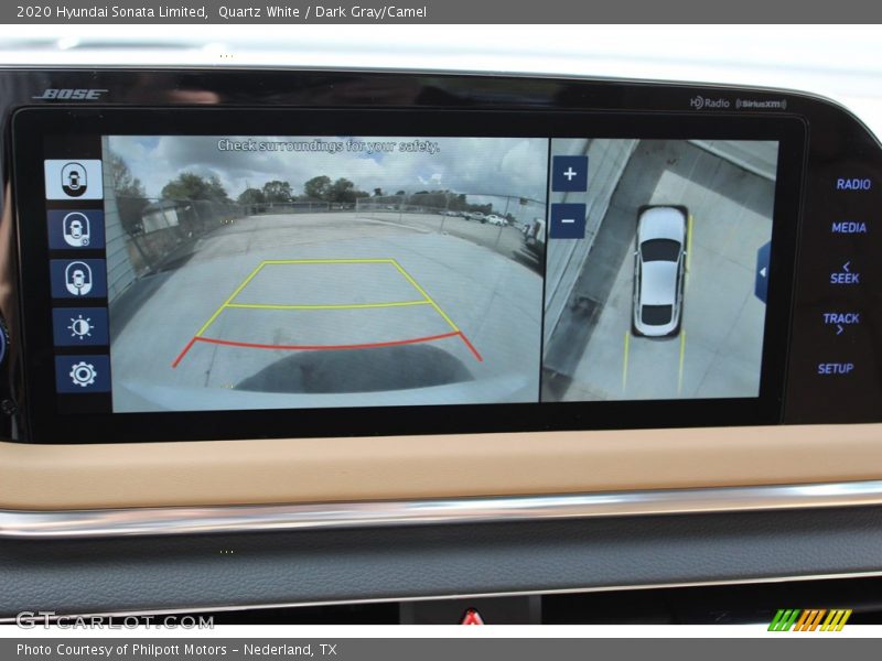 Quartz White / Dark Gray/Camel 2020 Hyundai Sonata Limited