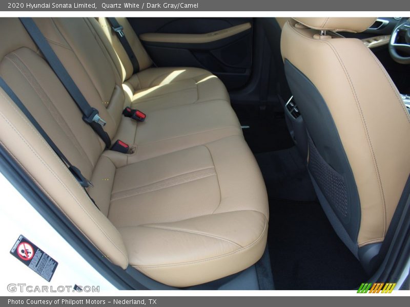 Quartz White / Dark Gray/Camel 2020 Hyundai Sonata Limited