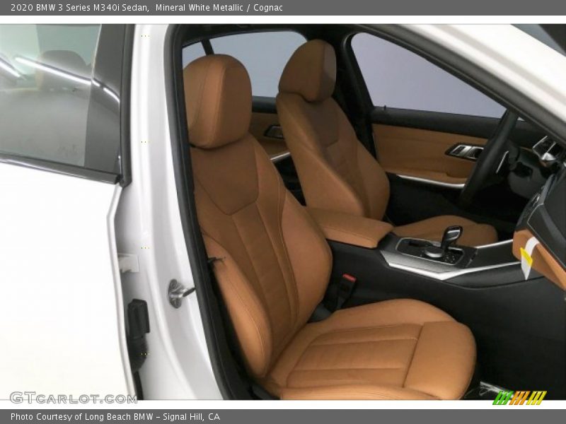 Mineral White Metallic / Cognac 2020 BMW 3 Series M340i Sedan