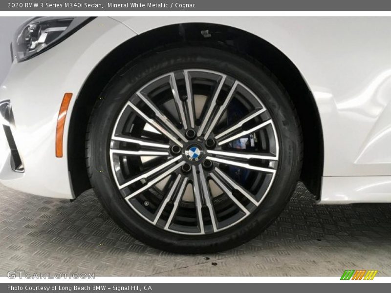 Mineral White Metallic / Cognac 2020 BMW 3 Series M340i Sedan