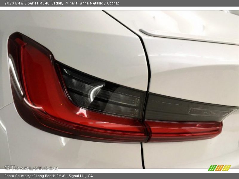 Mineral White Metallic / Cognac 2020 BMW 3 Series M340i Sedan