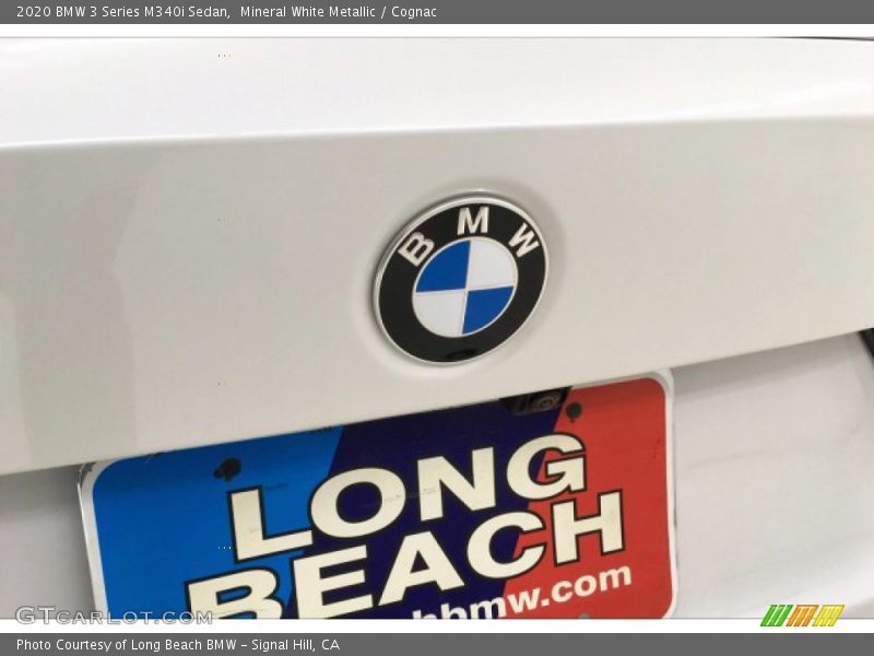 Mineral White Metallic / Cognac 2020 BMW 3 Series M340i Sedan