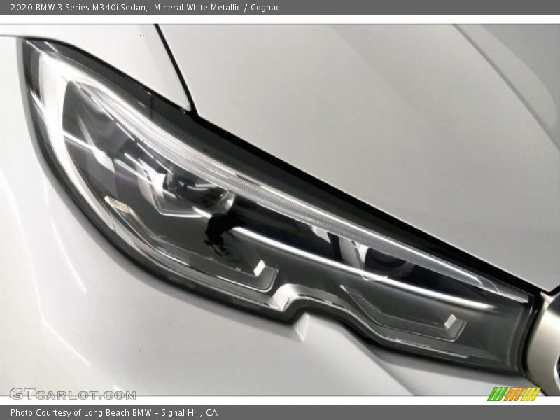 Mineral White Metallic / Cognac 2020 BMW 3 Series M340i Sedan
