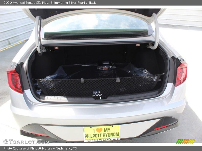 Shimmering Silver Pearl / Black 2020 Hyundai Sonata SEL Plus