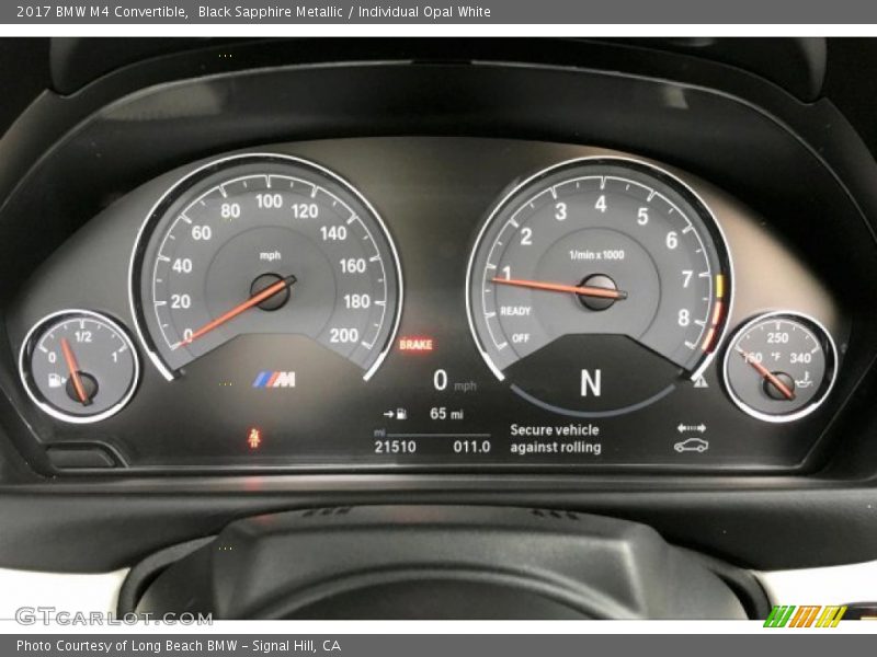  2017 M4 Convertible Convertible Gauges