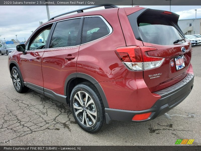 Crimson Red Pearl / Gray 2020 Subaru Forester 2.5i Limited