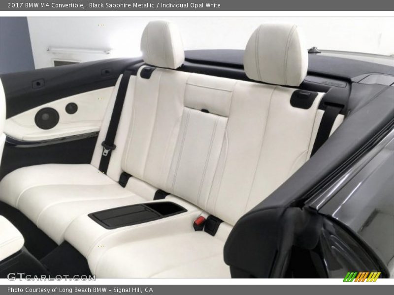 Rear Seat of 2017 M4 Convertible