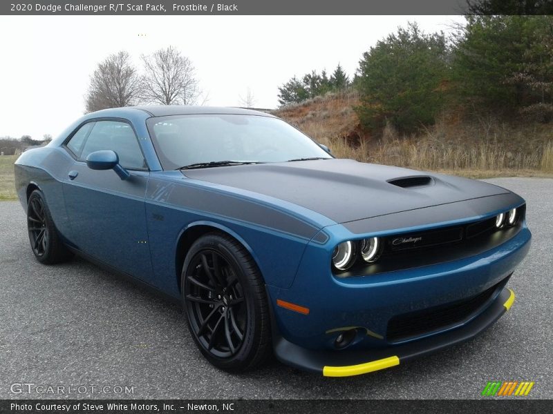 Frostbite / Black 2020 Dodge Challenger R/T Scat Pack