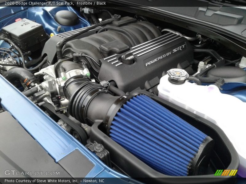 Frostbite / Black 2020 Dodge Challenger R/T Scat Pack