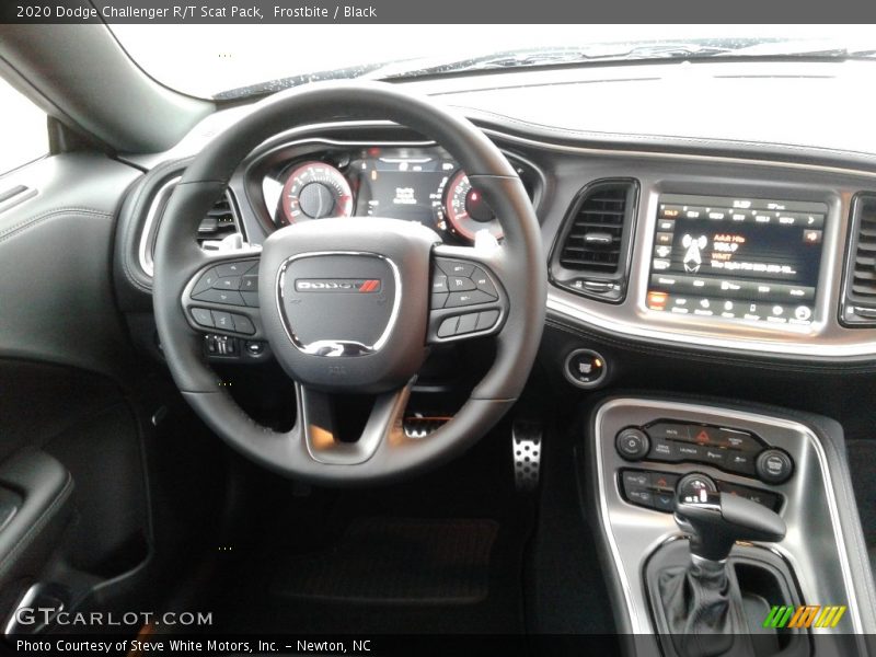 Frostbite / Black 2020 Dodge Challenger R/T Scat Pack