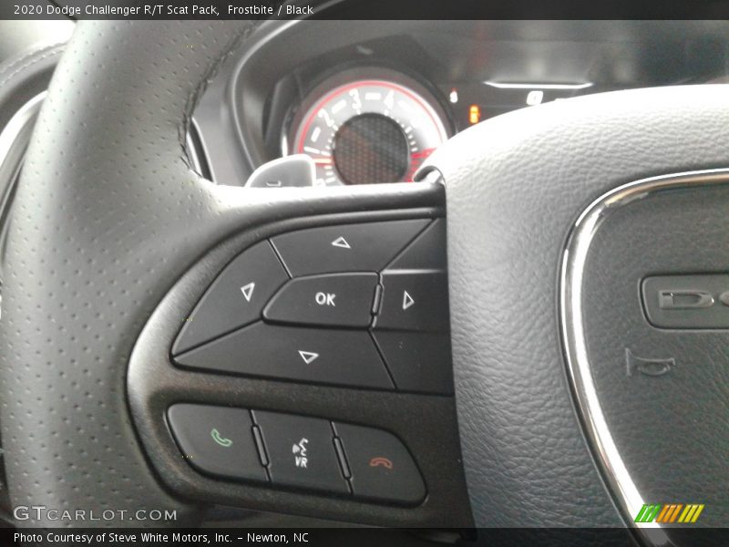 Frostbite / Black 2020 Dodge Challenger R/T Scat Pack