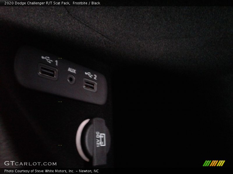 Frostbite / Black 2020 Dodge Challenger R/T Scat Pack
