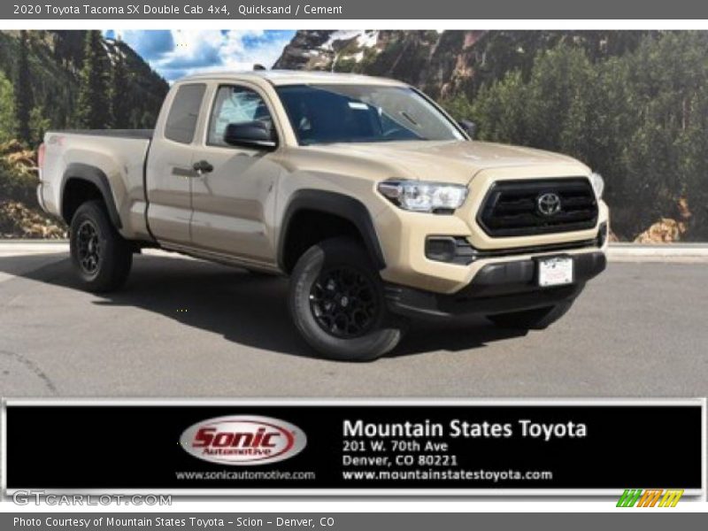 Quicksand / Cement 2020 Toyota Tacoma SX Double Cab 4x4