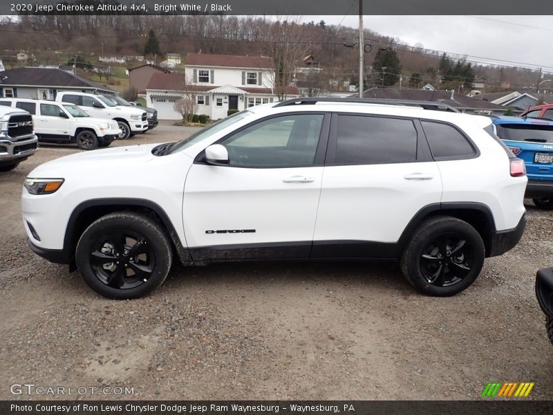 Bright White / Black 2020 Jeep Cherokee Altitude 4x4