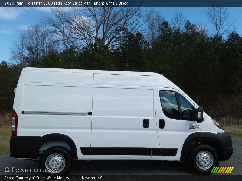 Bright White / Black 2020 Ram ProMaster 2500 High Roof Cargo Van