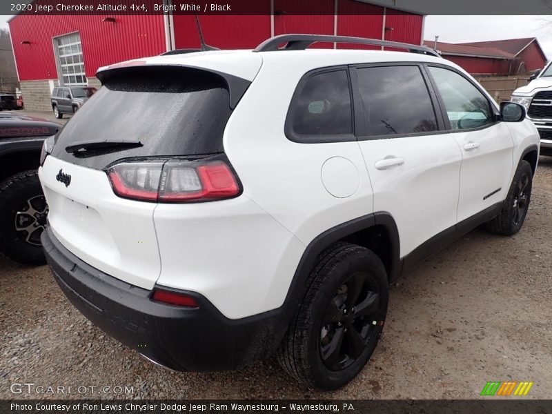 Bright White / Black 2020 Jeep Cherokee Altitude 4x4