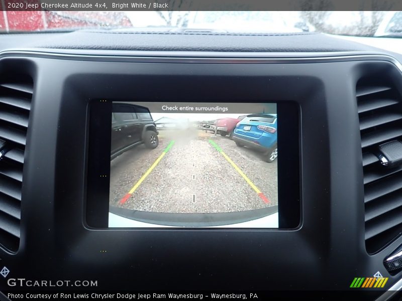 Bright White / Black 2020 Jeep Cherokee Altitude 4x4
