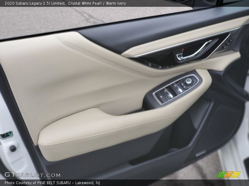Crystal White Pearl / Warm Ivory 2020 Subaru Legacy 2.5i Limited