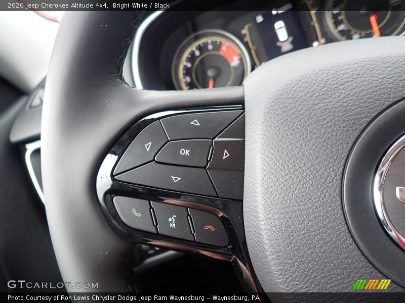 Bright White / Black 2020 Jeep Cherokee Altitude 4x4