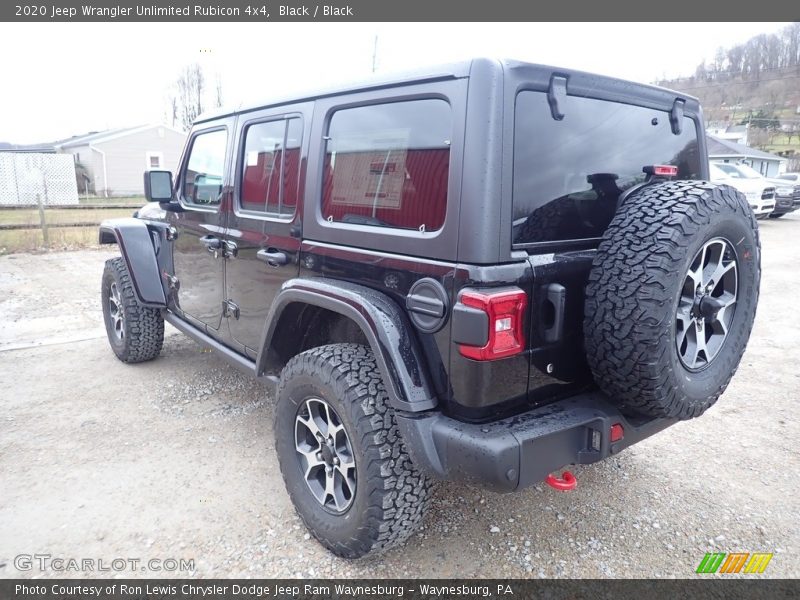 Black / Black 2020 Jeep Wrangler Unlimited Rubicon 4x4