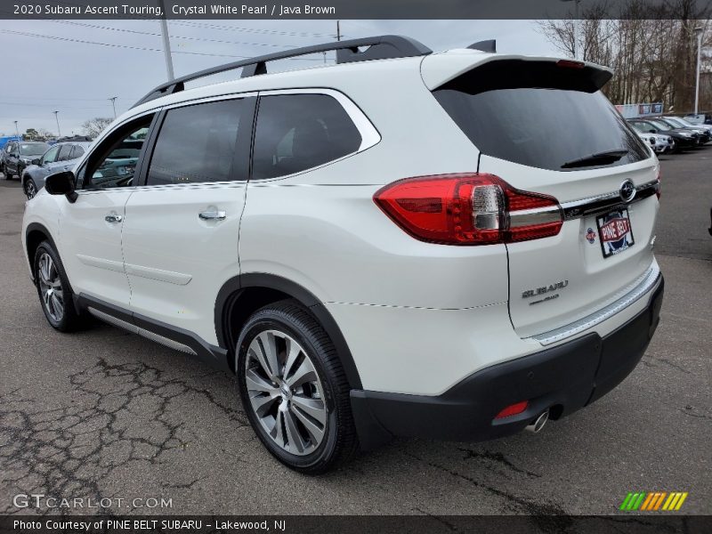 Crystal White Pearl / Java Brown 2020 Subaru Ascent Touring