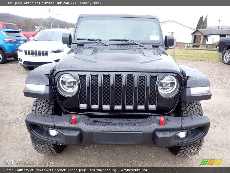 Black / Black 2020 Jeep Wrangler Unlimited Rubicon 4x4