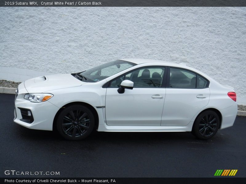 Crystal White Pearl / Carbon Black 2019 Subaru WRX