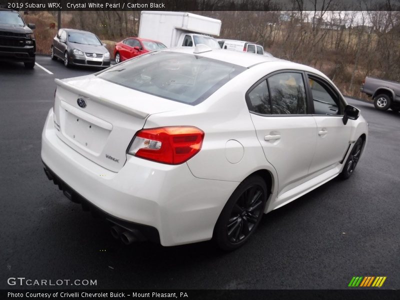 Crystal White Pearl / Carbon Black 2019 Subaru WRX