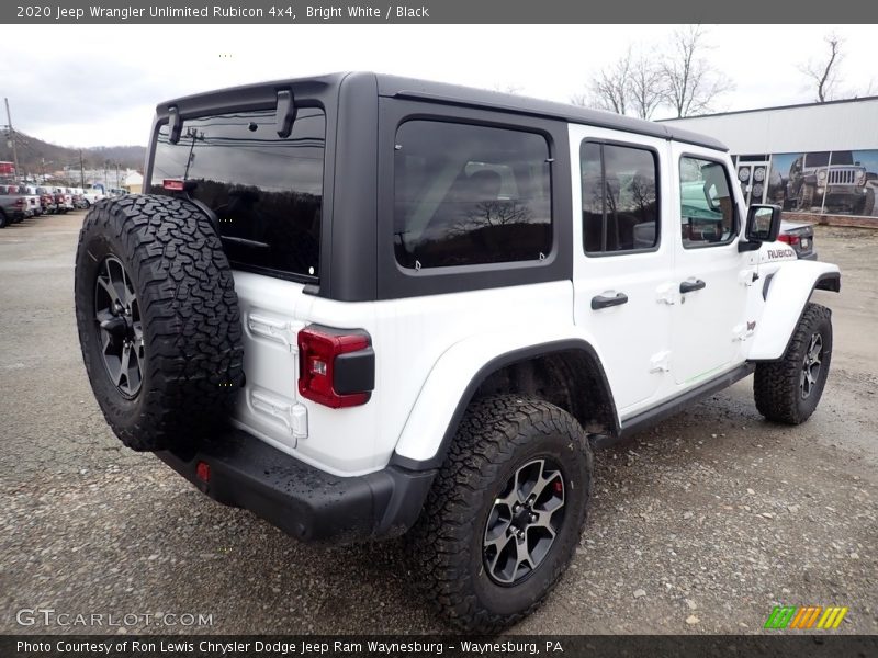 Bright White / Black 2020 Jeep Wrangler Unlimited Rubicon 4x4