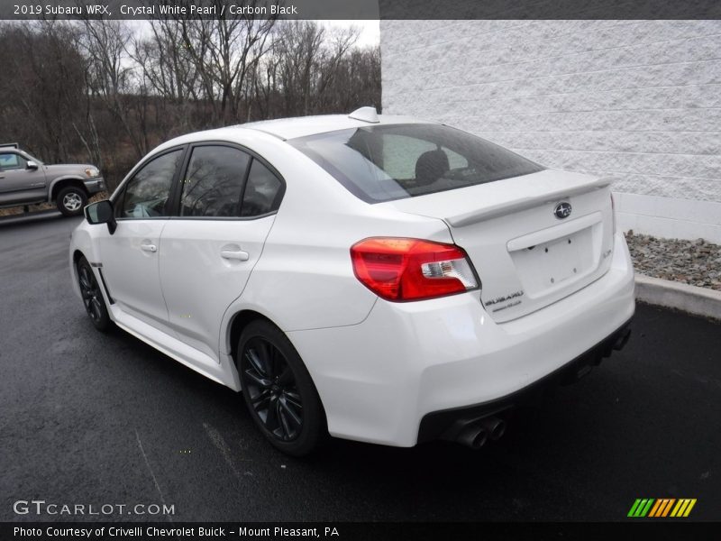 Crystal White Pearl / Carbon Black 2019 Subaru WRX