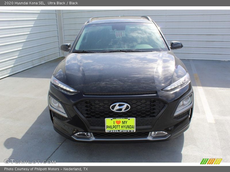 Ultra Black / Black 2020 Hyundai Kona SEL