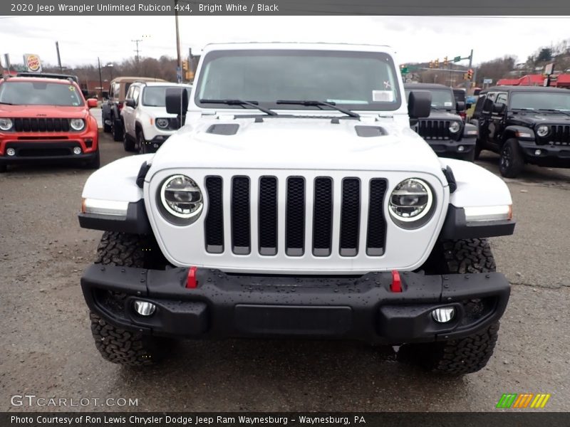 Bright White / Black 2020 Jeep Wrangler Unlimited Rubicon 4x4