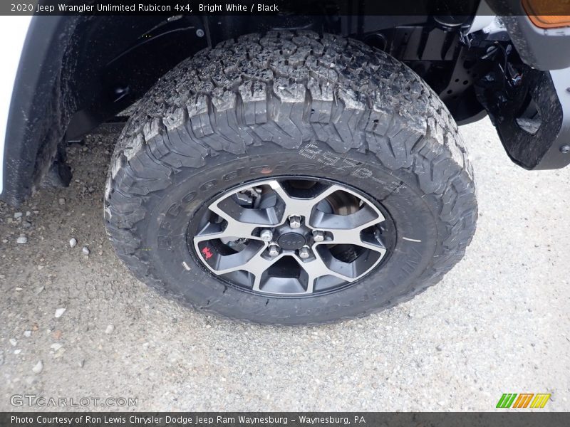 Bright White / Black 2020 Jeep Wrangler Unlimited Rubicon 4x4